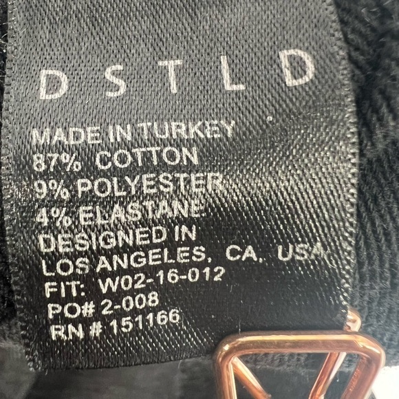 DSTLD Black Distressed Skinny Jeans Size 27 Women’s - Picture 6 of 6